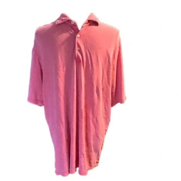 Johnnie-O Surfside Coral Reef Polo Shirt – Light Red, Men’s - Picture 1 of 7